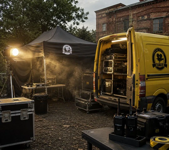 Zaplecze techniczne i organizacja planu filmowego – SET FILM